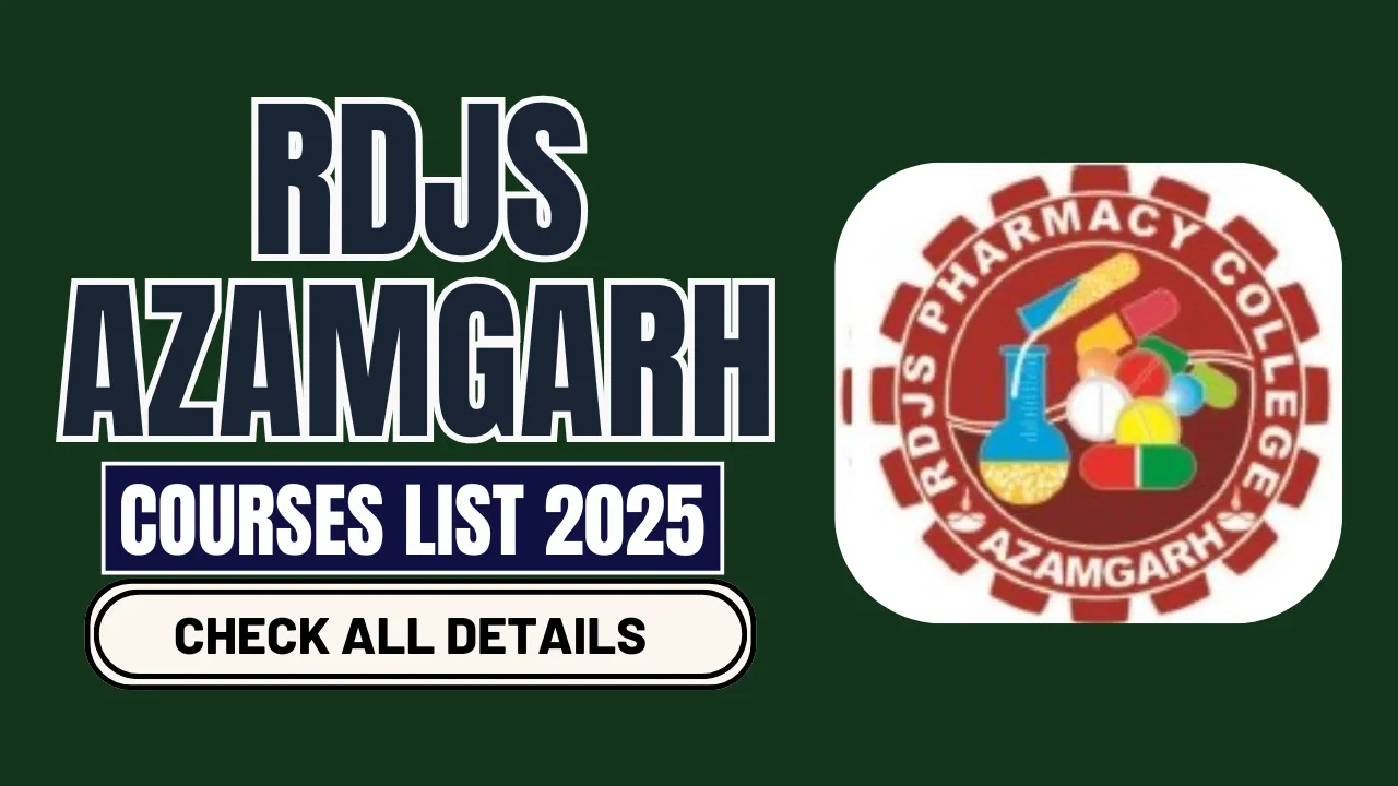 RDJS Azamgarh Courses List 2025